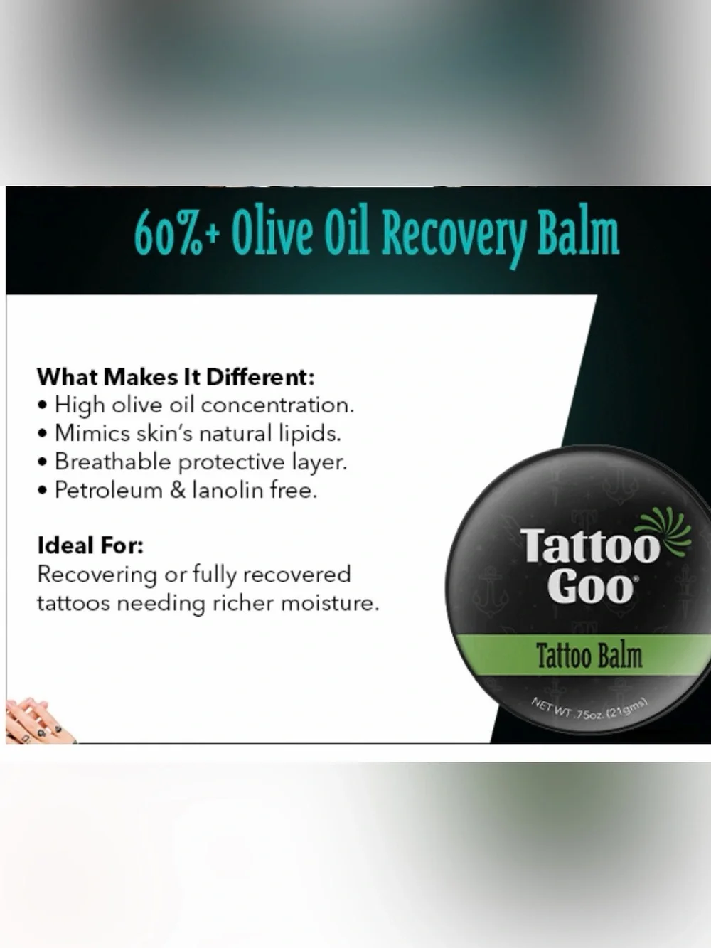 NIB Tattoo Goo Tattoo Care 3-Piece Kit